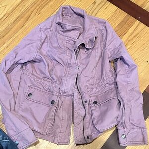 Aeropostale Women's Lavender Utility Jacket